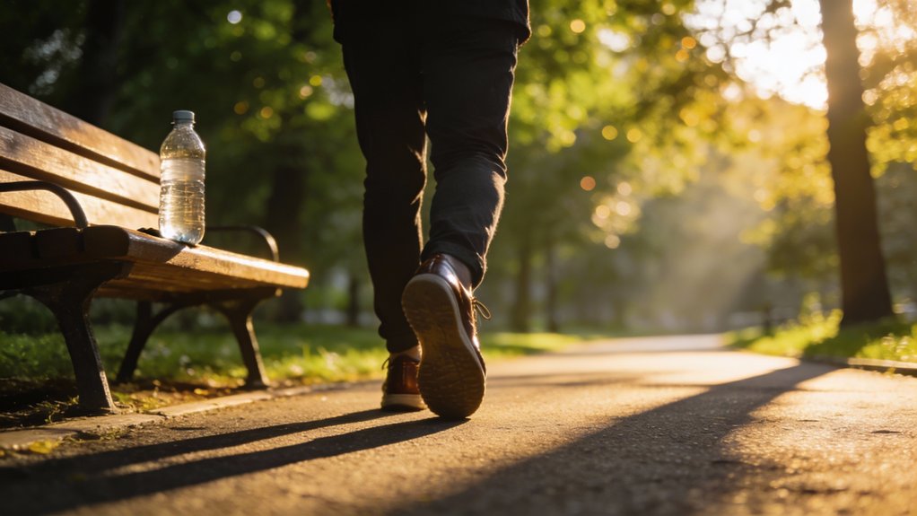 begin a walking routine